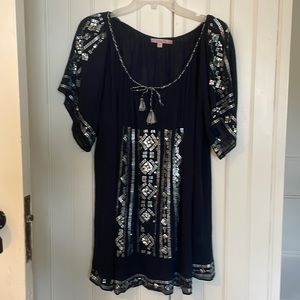 Calypso brand navy tunic